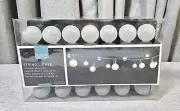 Target Frosted Globe String Lights Indoor/Outdoor 25 bulbs Green Base & String