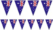3.6m Australia Day Aussie Pride Bunting Mini Australian Flags Party Banner Hanging Decor Bunting Banner National Country Decoration