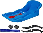 AmazingJul 35 Inch Snow Sled, Snow Toy, Downhill Slide Sled for Outdoor Sports, Garden