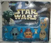 Star Wars Micro Machines 68020 Bib Fortuna Figrin D'an Scout Trooper 1996 MIB