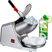 Cobuy Shaved Ice Machines - Electric Ice Crusher Shaver, Stainless Steel Snow...