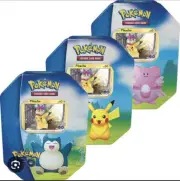 Pokemon Go! Tin Trading Card Game New & Factory Sealed