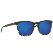 Costa Sullivan Shiny Black Kelp Sunglasses w/Blue Mirror 580G 06S2002-20020852