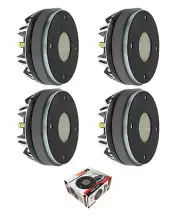 2 Pair of DS18 Pro 1800 Watts 8 Ohm Phenolic Compression Driver PRO-D1F