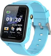 PTHTECHUS Smart Watch Toy for Kids - Boys Girls Smartwatch with Games Music MP3 Video Player HD Selfie Camera Calculator Alarm Timer for 4-13 Years Old (No Phone Function Toy Present for Childrens)