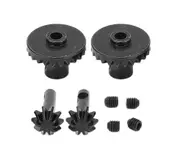 1/16 RC Model Bull Gear Stainless Remote Control Truck Gear for RC Model Military TruckBlack