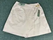 Vintage Nicklaus for Women Light Pink Skort Women's Sz 12 Cotton Tennis Golf NWT