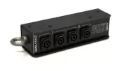 Whirlwind SBNL14442 Speakon Speaker Splitter Box 1 NL4 to 4NL4 stage box