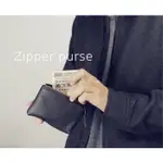 【MP】ZIP PURSE 簡易零錢包 / 真皮