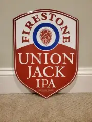 FIRESTONE UNION JACK IPA METAL SIGN