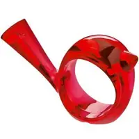 在飛比找森森購物網優惠-《KOZIOL》Pi鳥型餐巾環(透紅)
