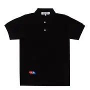 (ASK availability First)comme des garcons PLAY CDG INVADER POLO SHIRT new