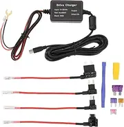 Dash Cam Hardwire Kit, 12V 30V to 5V Low Voltage Protection USB Type C Hard Wiring Kit, Dash Camera Power Cord for GPS Power Supply Detectors