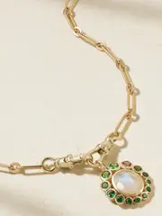 [Pascale Monvoisin] Pascale Monvoisin - Jasmine 9-karat Gold Multi-stone Necklace - One size One size Gold