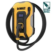 DeWALT Smart IP65 7kW 32A Type 2 EV Charger With 5m Cable
