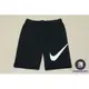 NIKE CLUB SWOOSH SHORTS 黑 白 大勾 短褲 棉褲 843520-010/451【高冠國際】