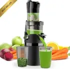 Masticating Juicer Whole Fruit Veg Cold Press Wide Chute Black