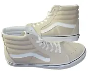Vans Men's Sk8-Hi Color theory French Oak Beige Canvas Suede shoes Size 13 NIB