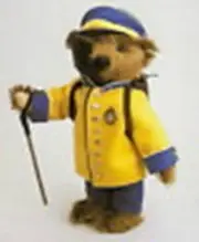 STEIFF "POST MUSEUM BEAR" EAN 998744- GERMAN SAXONY POSTMAN MOHAIR BEAR