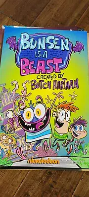 2016 SDCC COMIC CON EXCLUSIVE NICKELODEON BUNSEN IS A BEAST POSTER MIKEY AMANDA