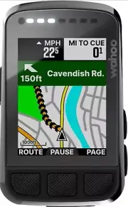 Wahoo ELEMNT Bolt V2 GPS Cycling/Bike Computer, Black
