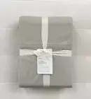 Pottery Barn 400 TC ORGANIC PERCALE Sheet Set ~King~ Gray Mist NWT