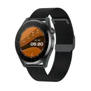 Waterproof Steel Smartwatch With Colour Screen - Ip68
