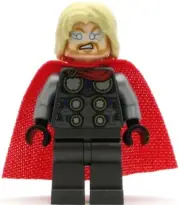 LEGO Super Heroes Minifigure Thor - Dark Gray Legs (Genuine)