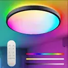 Smart Ceiling Light RGB Lamp Fixture Compatible with Alexa for Kids Room Party