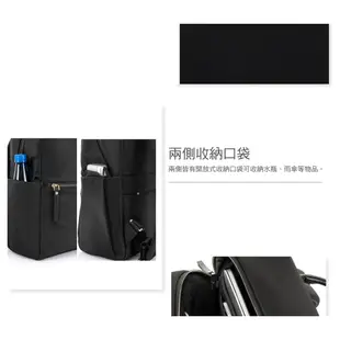 Samsonite新秀麗 筆電後背包/電腦包/女包/雙肩包14.1吋 PRUDENCE ECO 女用輕量商務抗菌_黑/灰