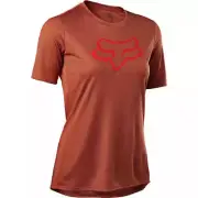 Fox Racing Ranger Foxhead Short Sleeve MTB Jersey - Womens - Red Clay - 2022