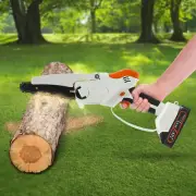 6-Inch Mini Cordless Electric Chainsaw Battery-Powered Wood Cutter Rechargeable