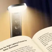 Book Light, Reading Light for Book in Bed, USB Rechargeable LED Night Light with