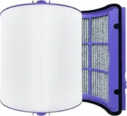Purifying Tower Fan Glass HEPA Carbon Filter Compatible with Dyson TP06 HP06 PH01 PH02 TP07 TP09 HP07 HP09 970341-01 965432-01