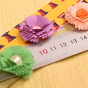 60pcs Colorful Quilling Paper Flowers Paper Quilling Tool DIY Tool