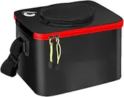 Fishing Bucket,Live Bait Bucket - Foldable Fishing Bait Bucket Minnow Bucket Water Resistant EVA Fish Live Container for Adult
