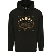 Moonbeams Moon Phases Celestial Pagan Childrens Kids Hoodie