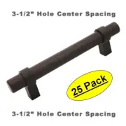 *25 Pack* Cosmas Oil Rubbed Bronze Euro Cabinet Bar Pulls #161-3.5ORB