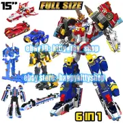 Tobot V Galaxy Detectives 15" Master V Ultimate Figure Vehicle Combiner Robot