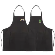 2 Pcs Waterproof Aprons Replacement Delicate Pattern Toddler