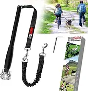 Newurban - Dog Bike Leash - Easy Installation Removal Hand Free Dog Bicycle Exerciser Leash for Exercising Training Jogging Cycling and Outdoor Safe with Pets - Black