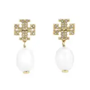 Tory Burch Earrings Kira Gold/Pearl JPN Limited Collection Goods Accessory