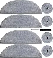 Mop Pads Refills for S8 MaxV Ultra / S8 Max Ultra Robot Vacuum Cleaner Mop Cloth Pads