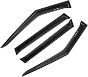 Window Visor Wind for Ford Ranger P703 2023 2024 2025 Car Window Visor Guard Vent Shade Wind Deflector Rain Shield Protector Sun Visor Cover 4pcs