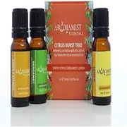 Aromamatic Essential Oils Trio Set, Simply Citrus/Bergamot/Lemon