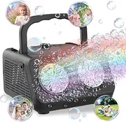 Automatic Bubble Machine for Kids, Bubble Maker 18000+ Big Bubbles Per Minute, Bubbles for Kids Age 1 2 3 4 5 6 Gifts, Bubble Machine for Parties, Birthday, Wedding and Family Gatherings