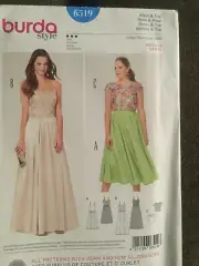 Burda Style 6519 Evening or casual dress Sewing Pattern