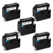 5PK Fits for BROTHER MK M-231 PT-M95 Label Maker Tape White 12mm for File Folder