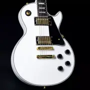 GrassRoots / G-LP-CTM White Les Paul Custom Type Electric Guitar