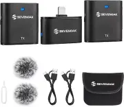 Sevenoak Wireless Lavalier Microphone 2.4GHz Dual Channel Plug P